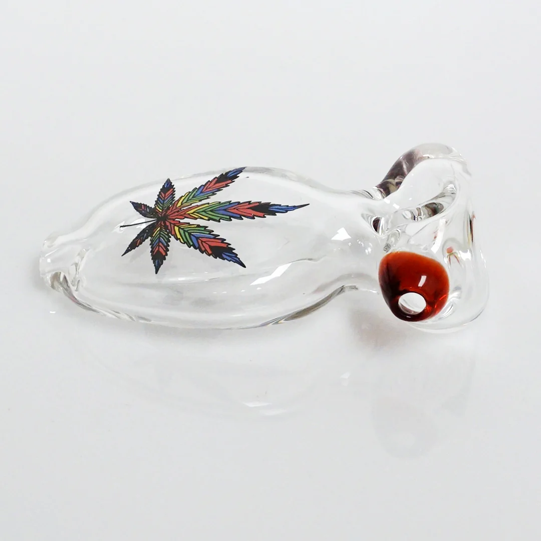 4" Cherry Glass Picture Pipe - Image 8
