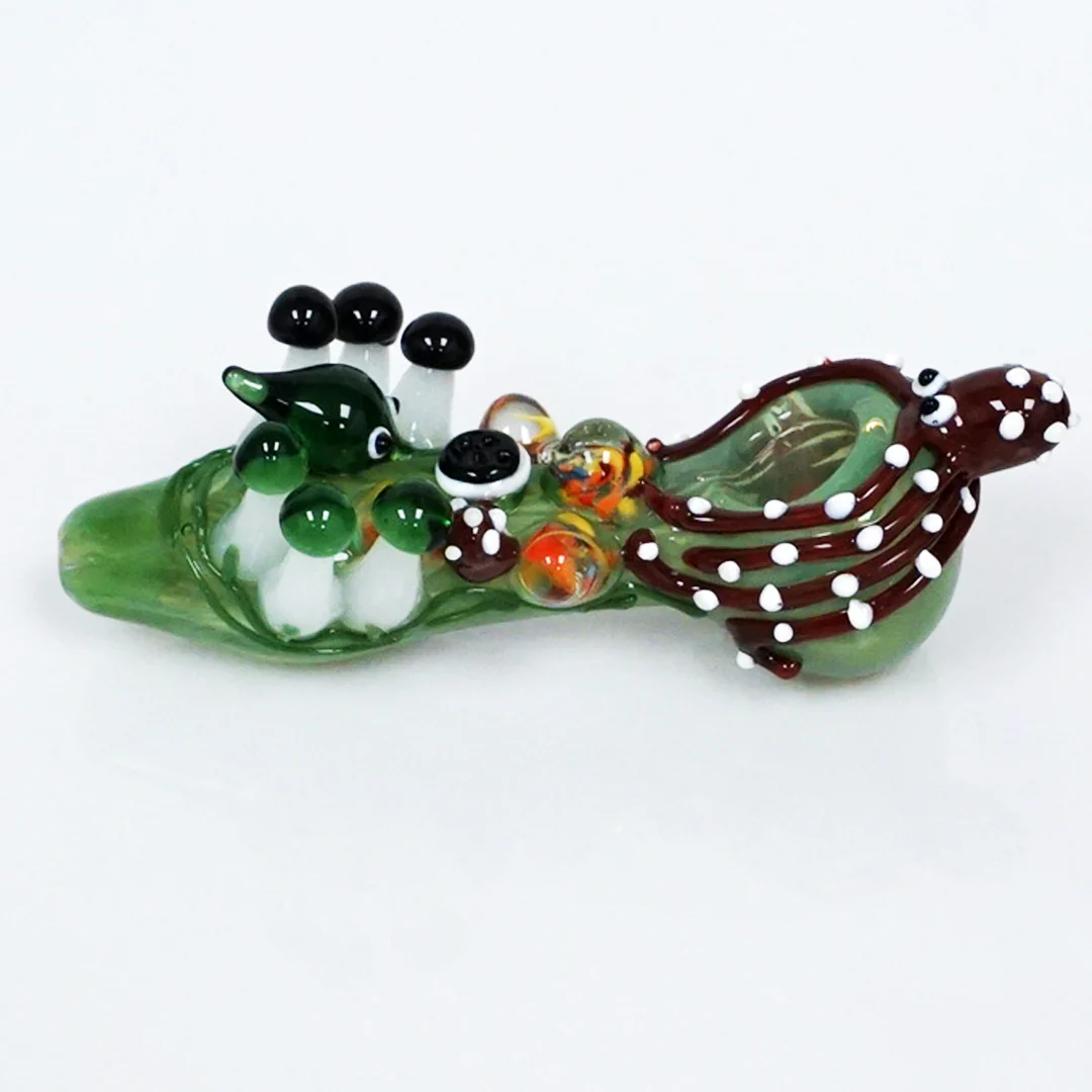 6" The Kraken & Mushrooms Pipe - Image 3
